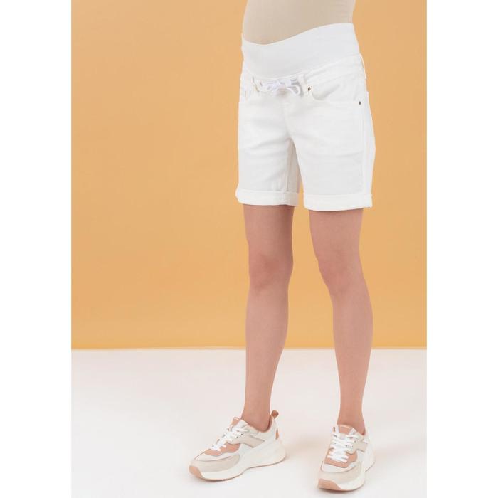 Шорты для беременных «Дубай», размер 42, цвет белый 
Шорты для беременных «Дубай», размер 42, цвет белый