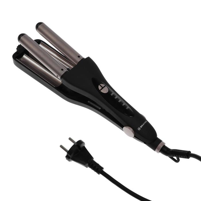 Плойка BRAYER BR3204BN, 80 Вт, керамическое покрытие, тройная, d=15 мм, до 200°С, коричневая
Плойка BRAYER BR3204BN, 80 Вт, керамическое покрытие, тройная, d=15 мм, до 200°С, коричневая