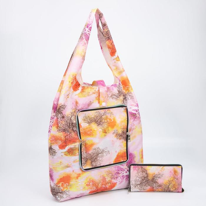 Сумка складная в кошелёк на кнопке, цвет розовый
Сумка складная в кошелёк на кнопке, цвет розовый