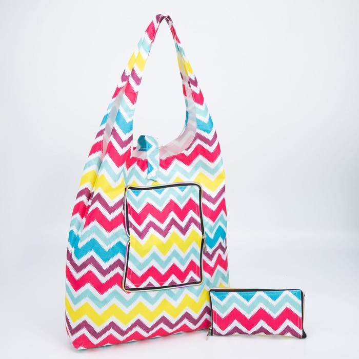 Сумка складная в кошелёк на кнопке, цвет разноцветный
Сумка складная в кошелёк на кнопке, цвет разноцветный