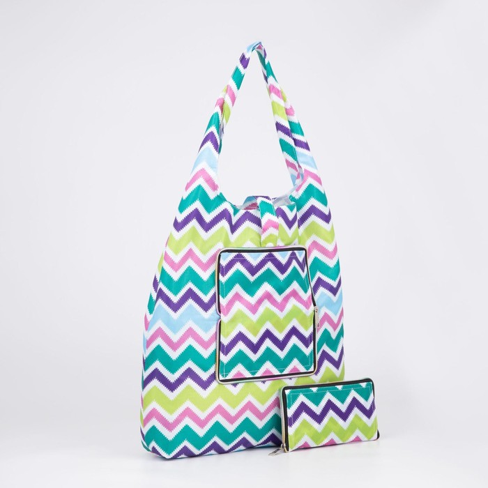 Сумка складная в кошелёк на кнопке, цвет разноцветный
Сумка складная в кошелёк на кнопке, цвет разноцветный