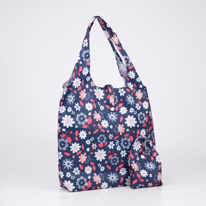 Сумка складная на кнопке, цвет синий
Сумка складная на кнопке, цвет синий