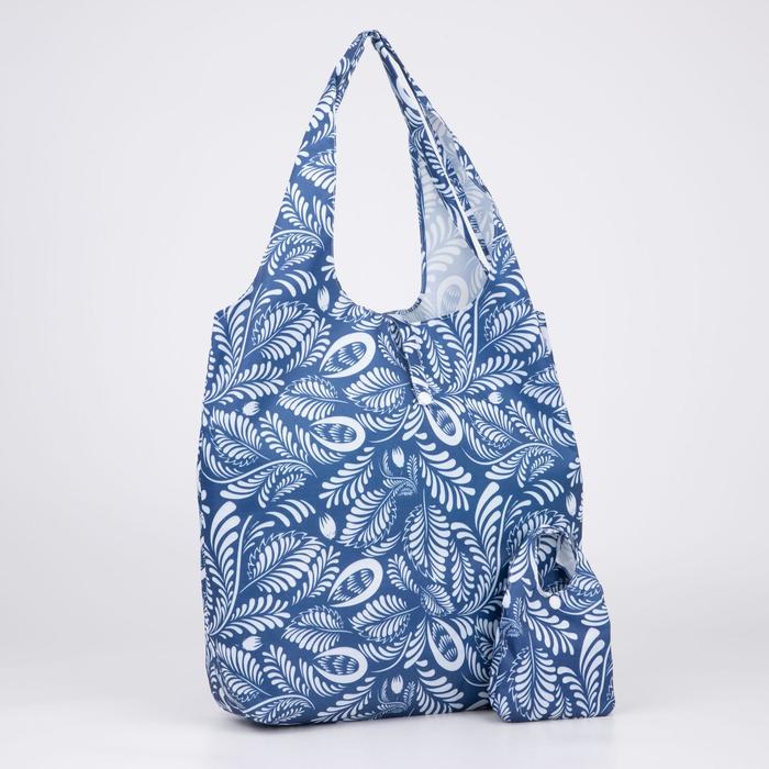 Сумка складная на кнопке, цвет синий
Сумка складная на кнопке, цвет синий