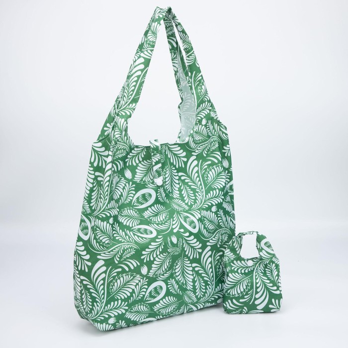 Сумка складная на кнопке, цвет зелёный
Сумка складная на кнопке, цвет зелёный