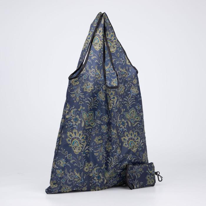 Сумка складная без молнии, с карабином, цвет синий
Сумка складная без молнии, с карабином, цвет синий