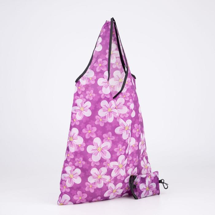 Сумка складная без молнии, с карабином, цвет фиолетовый
Сумка складная без молнии, с карабином, цвет фиолетовый