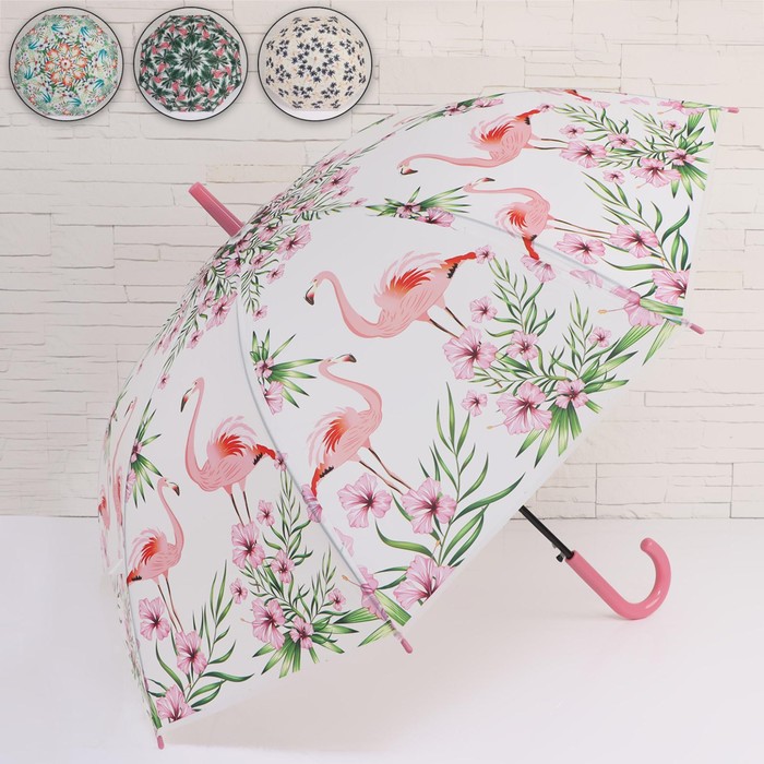 Зонт - трость полуавтоматический «Tropical», 8 спиц, R = 50 см, цвет МИКС
Зонт - трость полуавтоматический «Tropical», 8 спиц, R = 50 см, цвет МИКС