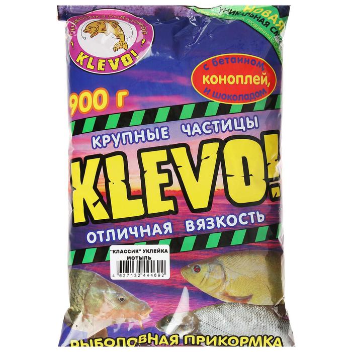 фото Прикормка «klevo-классик» уклейка, цвет красный, мотыль klevo!