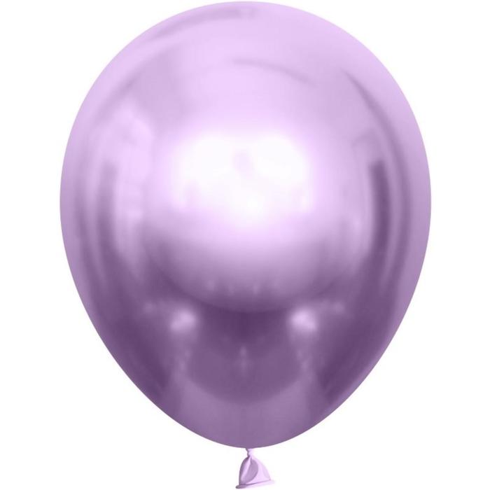 фото Шар латексный 12" хром сиреневый, набор 50 шт. шаринг
