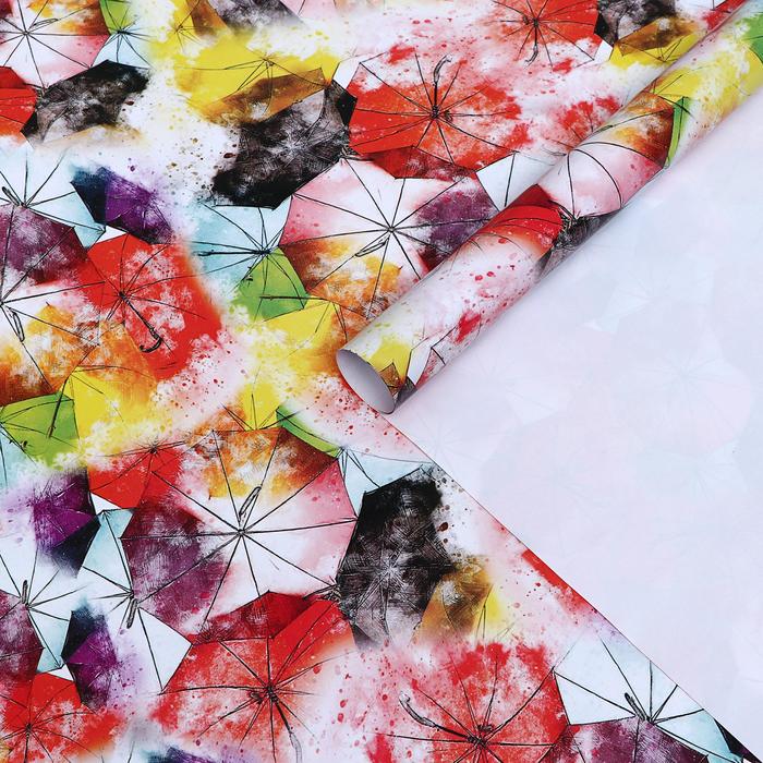 Бумага глянцевая "Зонтики", 50 х 70 см
Бумага глянцевая "Зонтики", 50 х 70 см