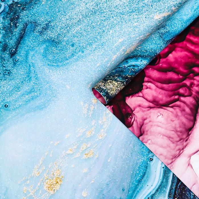 Бумага упаковочная глянцевая "Мрамор", винный-синий, 50 х 70 см
Бумага упаковочная глянцевая "Мрамор", винный-синий, 50 х 70 см