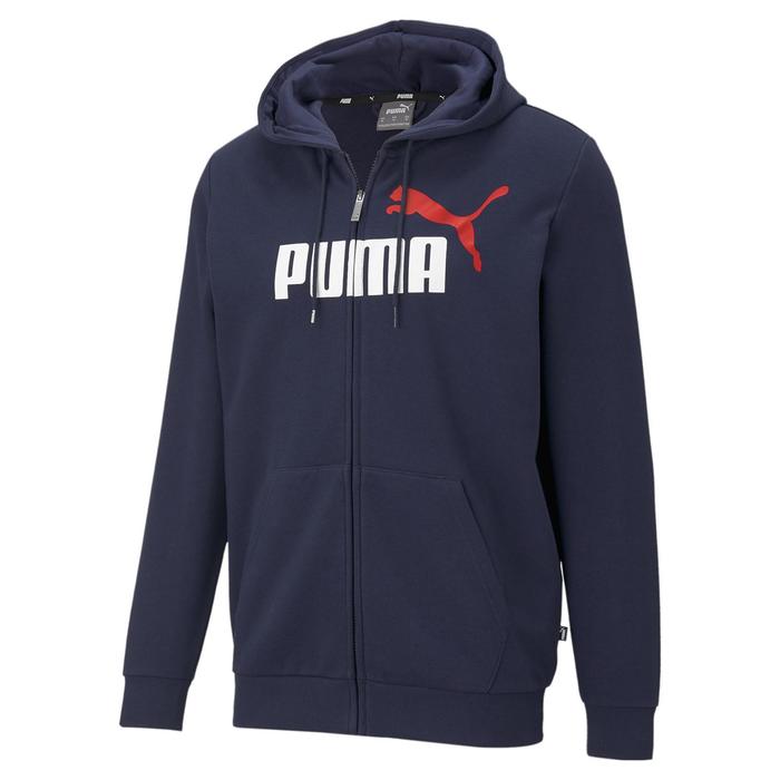 фото Толстовка мужская puma ess+ 2 col fz hoodie tr, размер 50-52 (58676106)