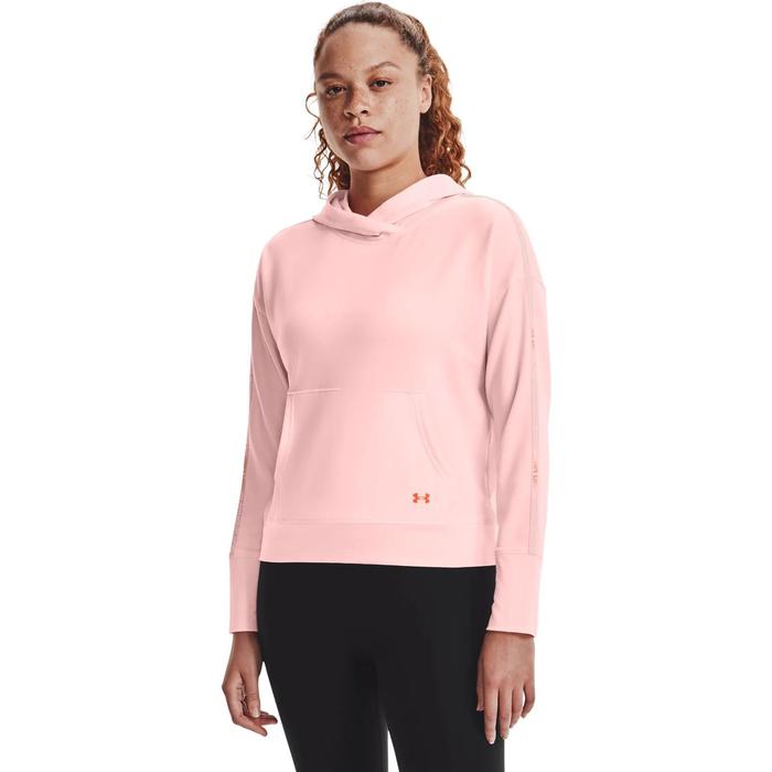 фото Худи женское under armour rival terry taped hoodie, размер 42-44 (1360904-658)