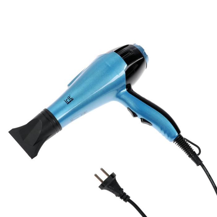 Фен Irit IR-3102, 1500 Вт, 2 скорости, 2 температурных режима, концентратор, чёрно-голубой
Фен Irit IR-3102, 1500 Вт, 2 скорости, 2 температурных режима, концентратор, чёрно-голубой