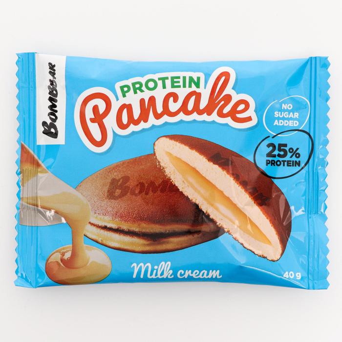 Панкейк Bombbar неглазированный с начинкой «Молочный крем», 40 г
Панкейк Bombbar неглазированный с начинкой «Молочный крем», 40 г