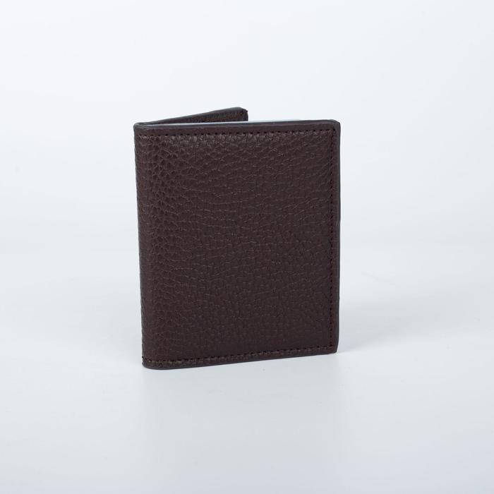 Визитница, 20 листов, цвет коричневый
Визитница, 20 листов, цвет коричневый