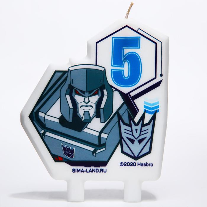 Свеча в торт цифра 5, Трансформеры
Свеча в торт цифра 5, Трансформеры