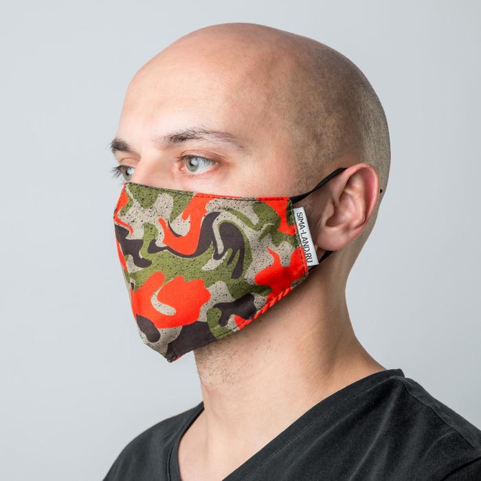 Маска тканевая с регулирующимися завязками, защитная «Хакки»
Маска тканевая с регулирующимися завязками, защитная «Хакки»