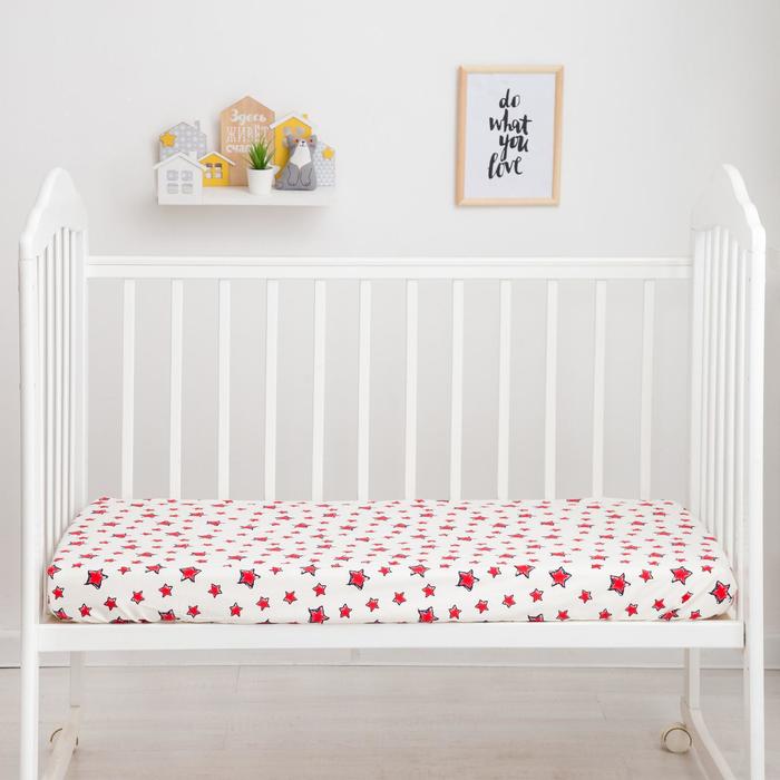 Простыня на резинке "LoveLife" Red stars 60*120+20 см, 100 % хлопок, сатин
Простыня на резинке "LoveLife" Red stars 60*120+20 см, 100 % хлопок, сатин