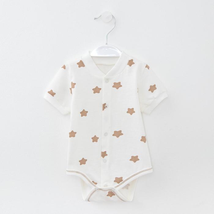 Боди с коротким рукавом «Звезда», цвет молочный, рост 74 см
Боди с коротким рукавом «Звезда», цвет молочный, рост 74 см