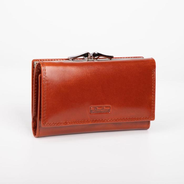 Кошелёк женский, отдел на кнопке, цвет рыжий
Кошелёк женский, отдел на кнопке, цвет рыжий