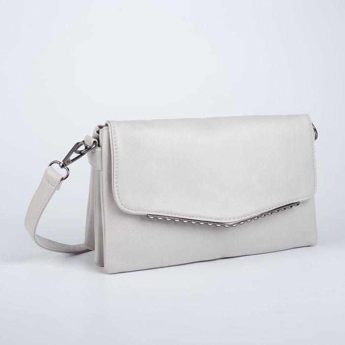 Сумка-мессенджер на молнии, наружный карман, цвет серый
Сумка-мессенджер на молнии, наружный карман, цвет серый