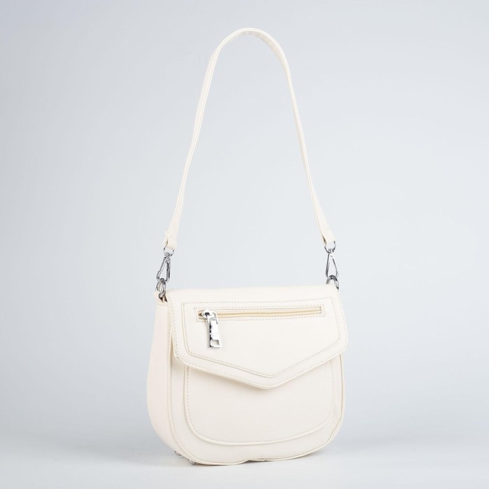 Сумка-мессенджер на молнии, цвет бежевый
Сумка-мессенджер на молнии, цвет бежевый