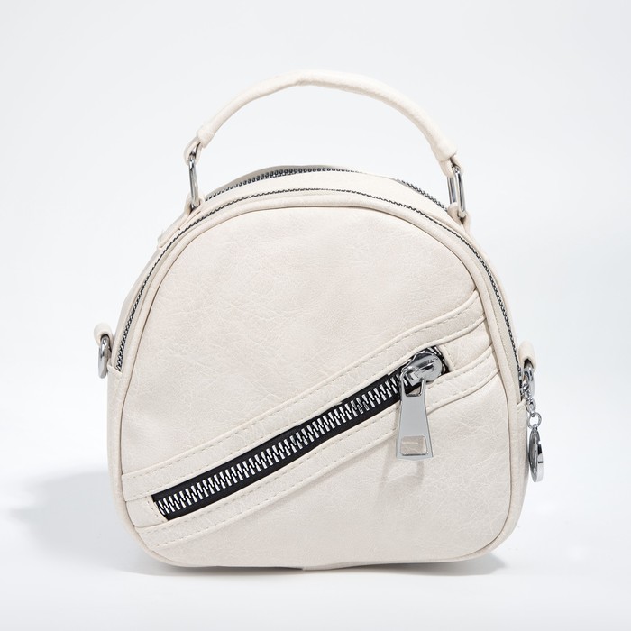 Саквояж, 2 отдела на молниях, 2 наружных кармана, цвет бежевый
Саквояж, 2 отдела на молниях, 2 наружных кармана, цвет бежевый