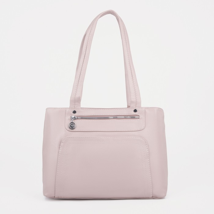 Сумка-тоут на молнии, цвет пудра
Сумка-тоут на молнии, цвет пудра