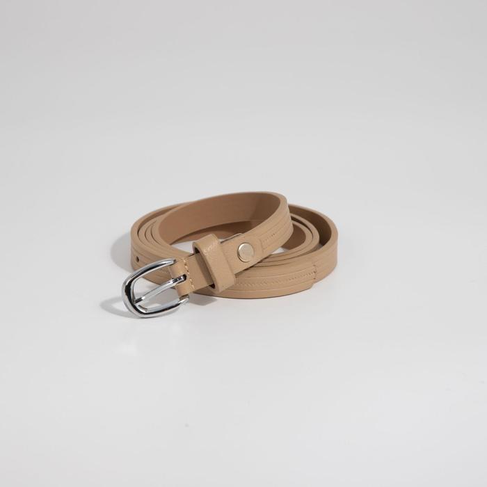 Ремень женский, ширина 1,4 см, винт, пряжка металл, цвет бежевый
Ремень женский, ширина 1,4 см, винт, пряжка металл, цвет бежевый