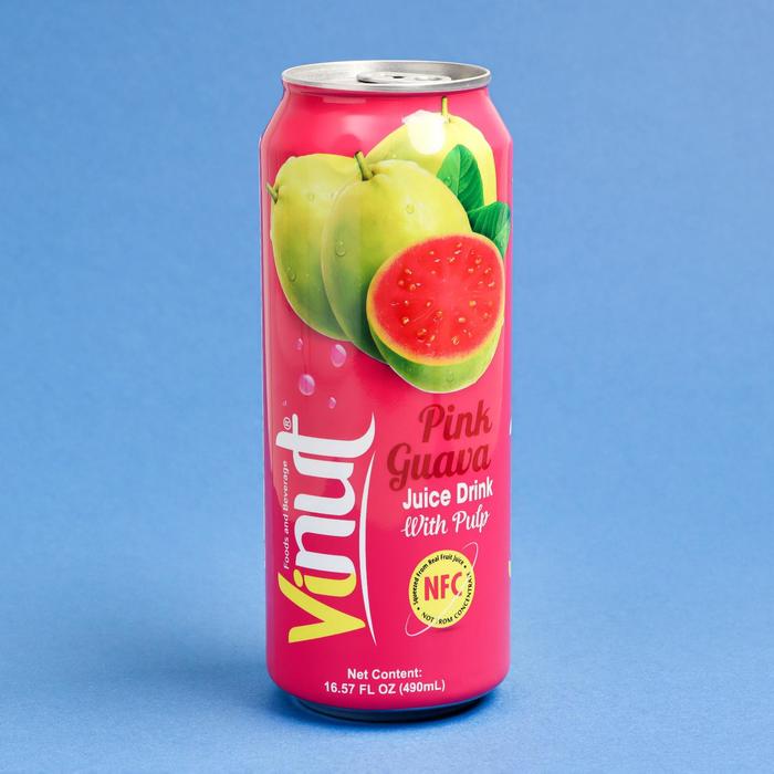 Напиток безалкогольный Vinut с соком розовой гуавы с мякотью, 490 мл
Напиток безалкогольный Vinut с соком розовой гуавы с мякотью, 490 мл