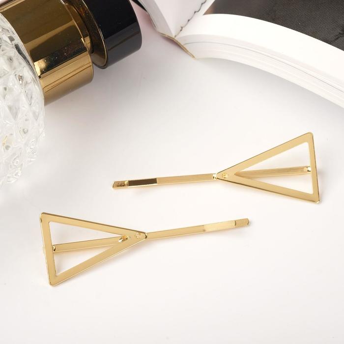 Невидимка для волос "Либерти" (набор 2 шт) 5 см, пустые треугольники, золото
Невидимка для волос "Либерти" (набор 2 шт) 5 см, пустые треугольники, золото