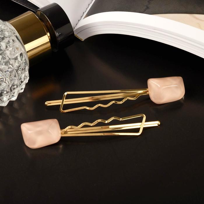 Невидимка для волос "Либерти" (набор 2 шт) 7,5 см, камни нежность, золотисто-розовый
Невидимка для волос "Либерти" (набор 2 шт) 7,5 см, камни нежность, золотисто-розовый