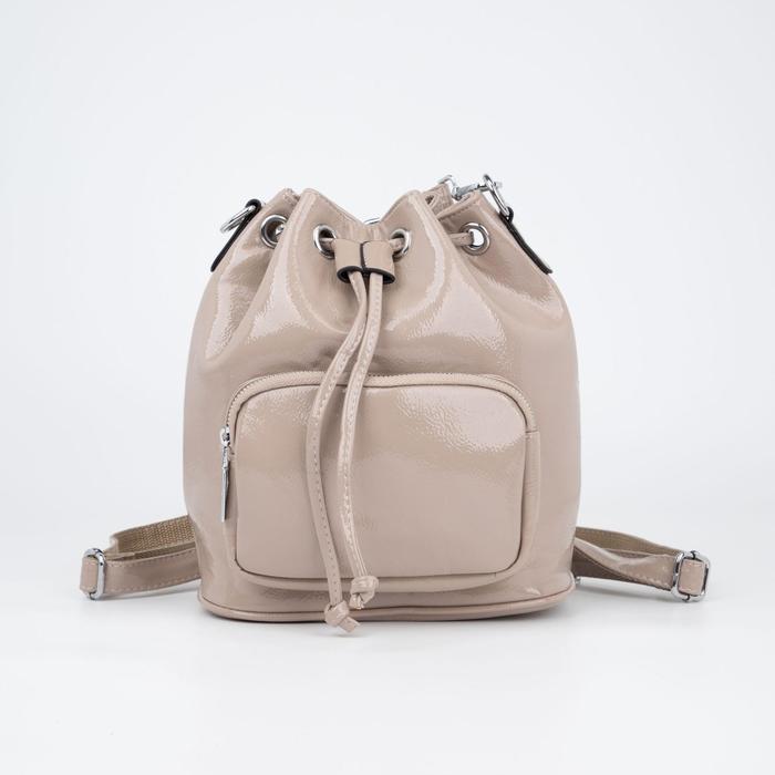 Рюкзак на шнурке, цвет бежевый
Рюкзак на шнурке, цвет бежевый