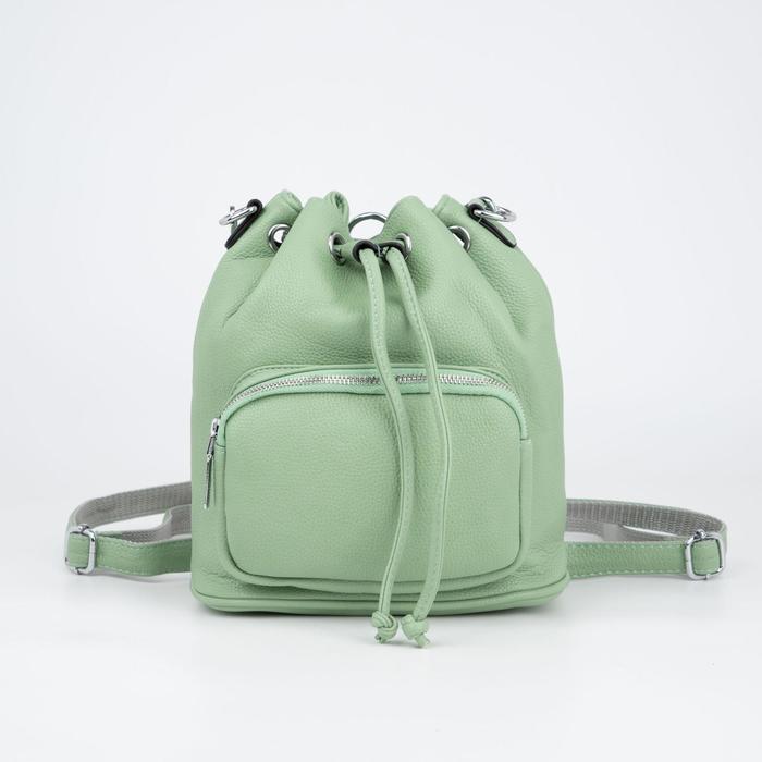 Рюкзак на шнурке, цвет зелёный 
Рюкзак на шнурке, цвет зелёный