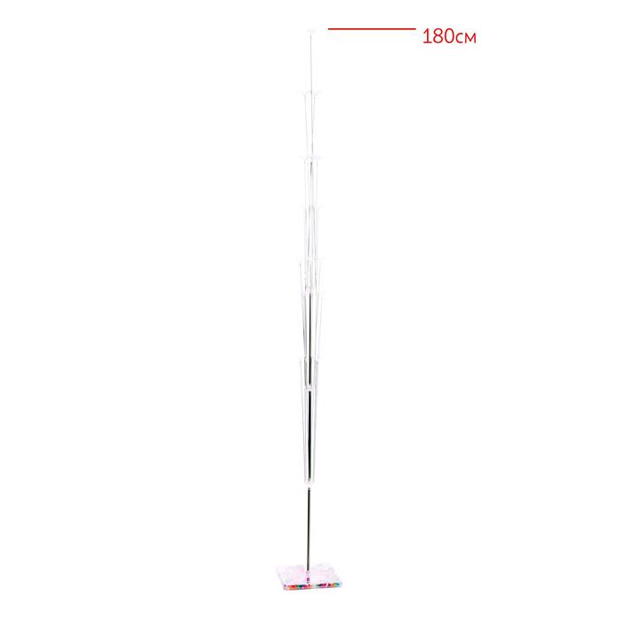 Стойка на 19 палочек, подставка с наполнением, разноцветные камешки