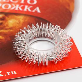 Кольцо-Биотренажер "Вместо пирожка", с электрическими витаминами, ≈ 0.03-0.3 μА, серебро
Кольцо-Биотренажер "Вместо пирожка", с электрическими витаминами, ≈ 0.03-0.3 μА, серебро
