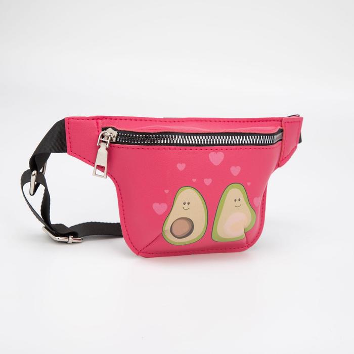 Сумка поясная на молнии, цвет малиновый
Сумка поясная на молнии, цвет малиновый