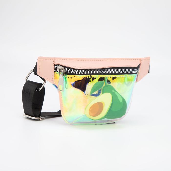 Сумка поясная на молнии, цвет розовый
Сумка поясная на молнии, цвет розовый