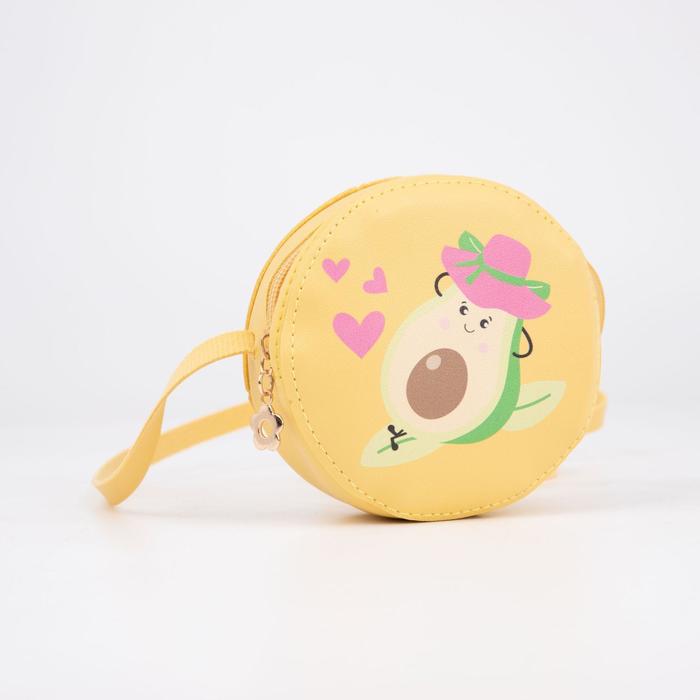 Сумка детская, отдел на молнии, длинный ремень, цвет жёлтый, «Авокадо» 
Сумка детская, отдел на молнии, длинный ремень, цвет жёлтый, «Авокадо»