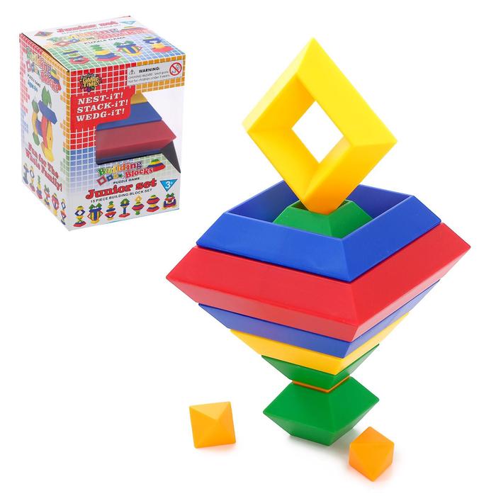 Конструктор пирамидка «Эрудит», 15 деталей
Конструктор пирамидка «Эрудит», 15 деталей