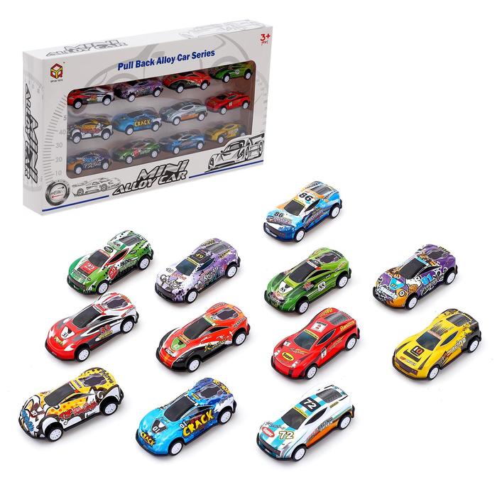 Набор машин «Рейсер», 12 штук
Набор машин «Рейсер», 12 штук