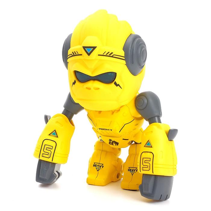 Робот «Горилла», световые и звуковые эффекты, цвета МИКС
Робот «Горилла», световые и звуковые эффекты, цвета МИКС