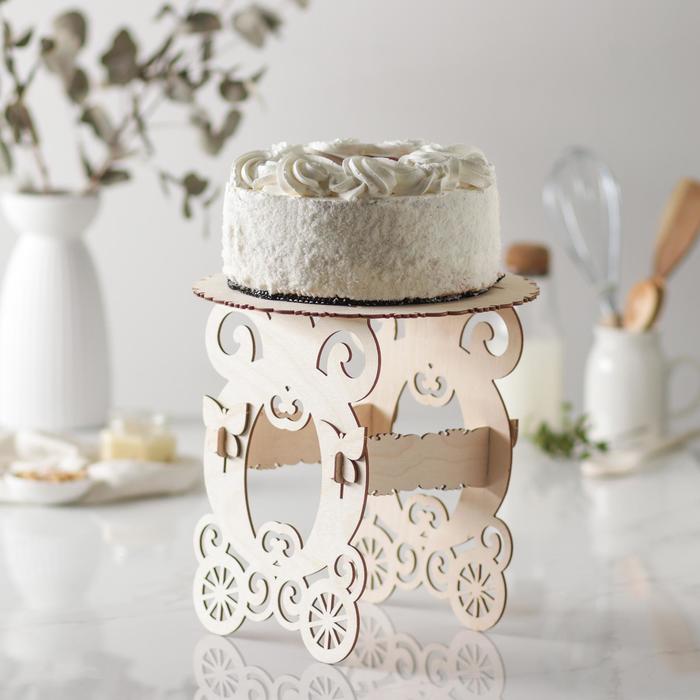 Подставка для торта «Королевская», 33×24×12 см
Подставка для торта «Королевская», 33×24×12 см