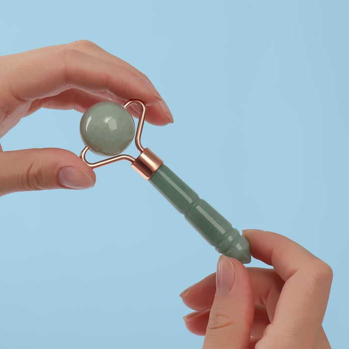 Массажёр для лица и зоны декольте, 10 × 4,2 см, нефрит
Массажёр для лица и зоны декольте, 10 × 4,2 см, нефрит