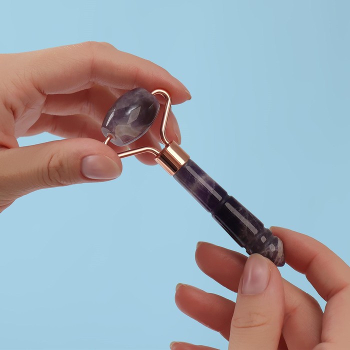 Массажёр для лица и зоны декольте, 10 × 4,1 см, аметист
Массажёр для лица и зоны декольте, 10 × 4,1 см, аметист