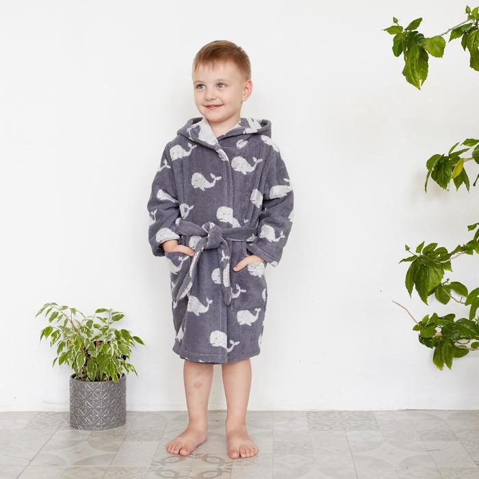 Халат махровый детский Крошка Я «Зоопарк» размер 32, цвет серый, 100% хлопок 360 г/м2
Халат махровый детский Крошка Я «Зоопарк» размер 32, цвет серый, 100% хлопок 360 г/м2