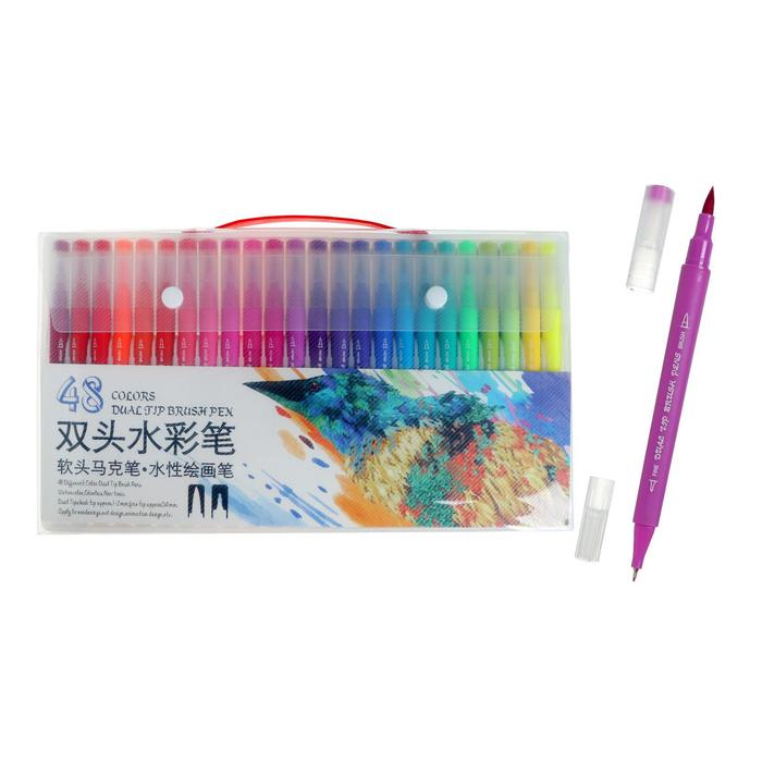 Набор профессиональных маркеров, 48 штук/48 цветов, двусторонний
Набор профессиональных маркеров, 48 штук/48 цветов, двусторонний