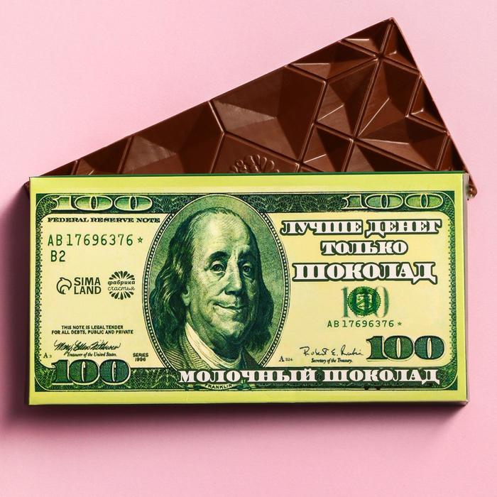 Молочный шоколад «Доллар», 70 г.
Молочный шоколад «Доллар», 70 г.