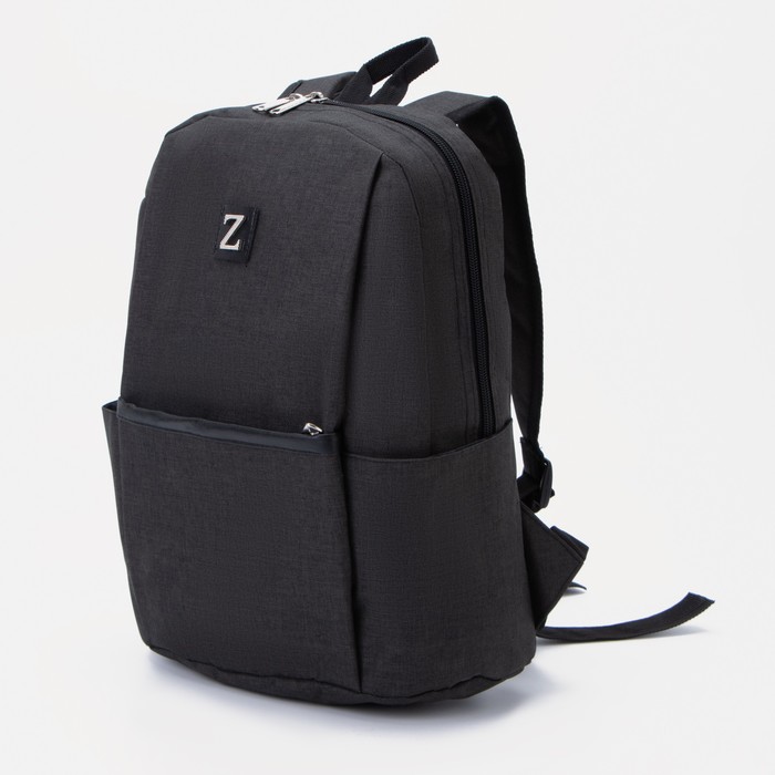 Рюкзак молодёжный, отдел на молнии, 2 наружных кармана, 2 боковых кармана, цвет чёрный
Рюкзак молодёжный, отдел на молнии, 2 наружных кармана, 2 боковых кармана, цвет чёрный